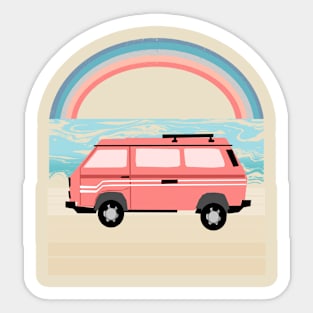 rainbow travel Sticker